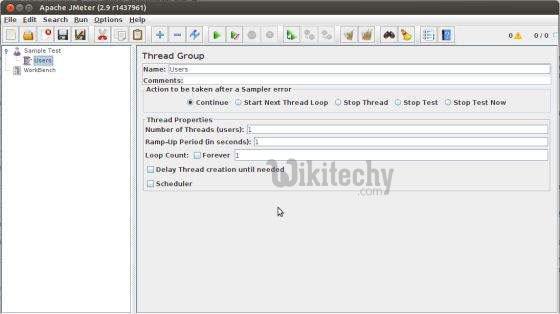  add threadgroup configuration in webtest plan